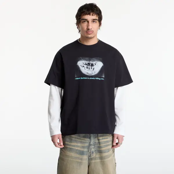 PLEASURES Majice PLEASURES Decay T-Shirt Black L