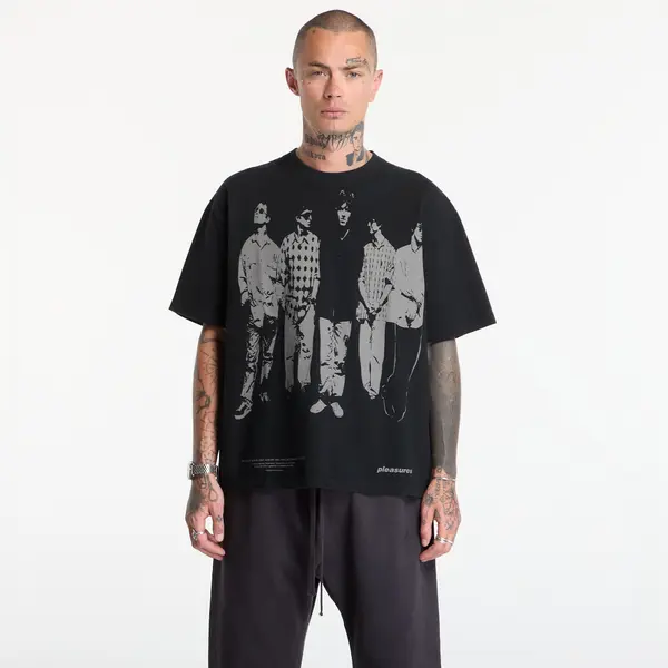 PLEASURES Majice PLEASURES Definitely Heavyweight Shirt Faded Black L