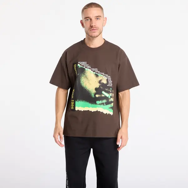 PLEASURES Majice PLEASURES Domination T-Shirt Brown S