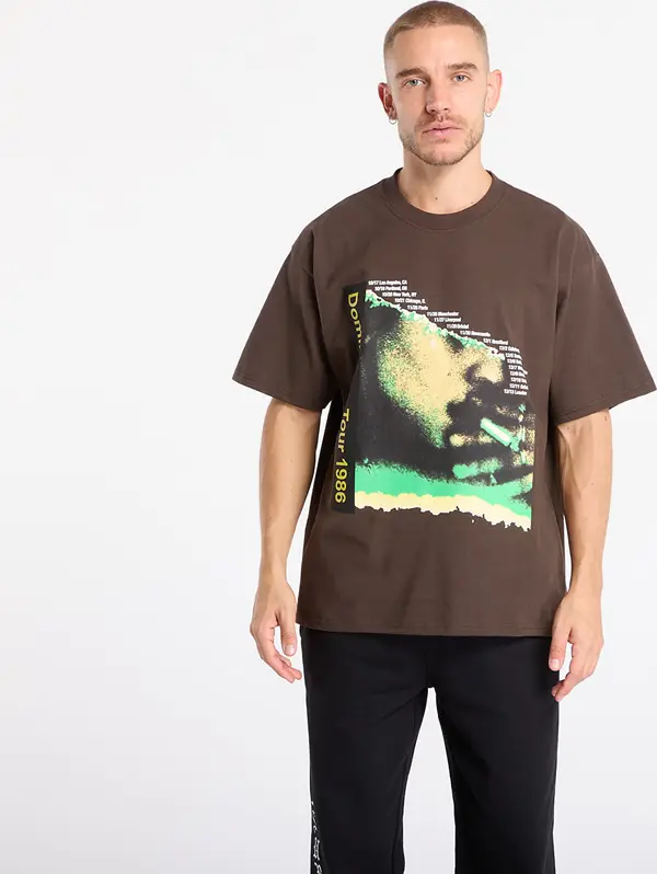 PLEASURES Majice PLEASURES Domination T-Shirt Brown S