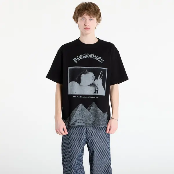 PLEASURES Majice PLEASURES Elevation Heavyweight T-Shirt Black XXL