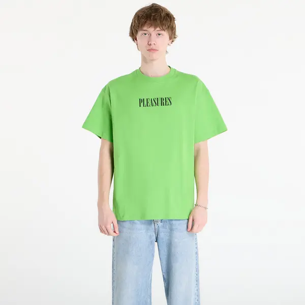PLEASURES Majice PLEASURES Exhibition T-Shirt Lime M