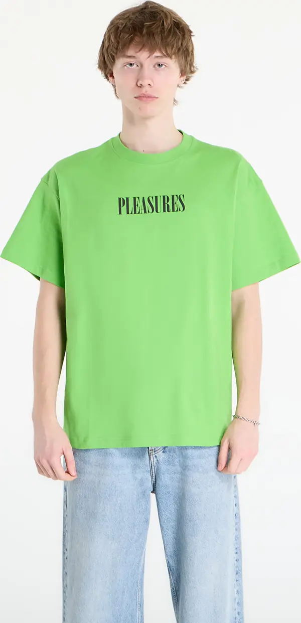 PLEASURES Majice PLEASURES Exhibition T-Shirt Lime XL