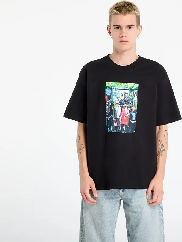 PLEASURES Majice PLEASURES Harajuku T-Shirt Black S