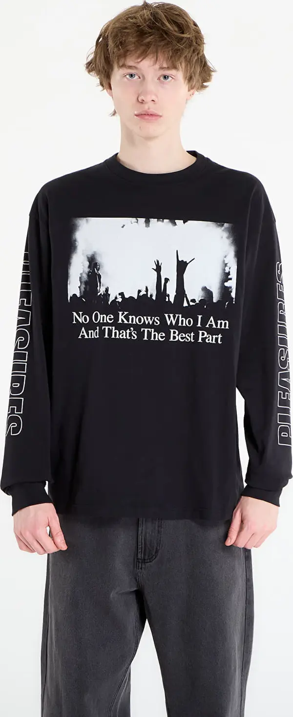 PLEASURES Majice PLEASURES Incognito Long Sleeve Black L