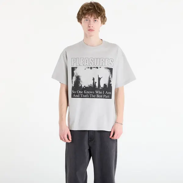PLEASURES Majice PLEASURES Incognito T-Shirt Silver S