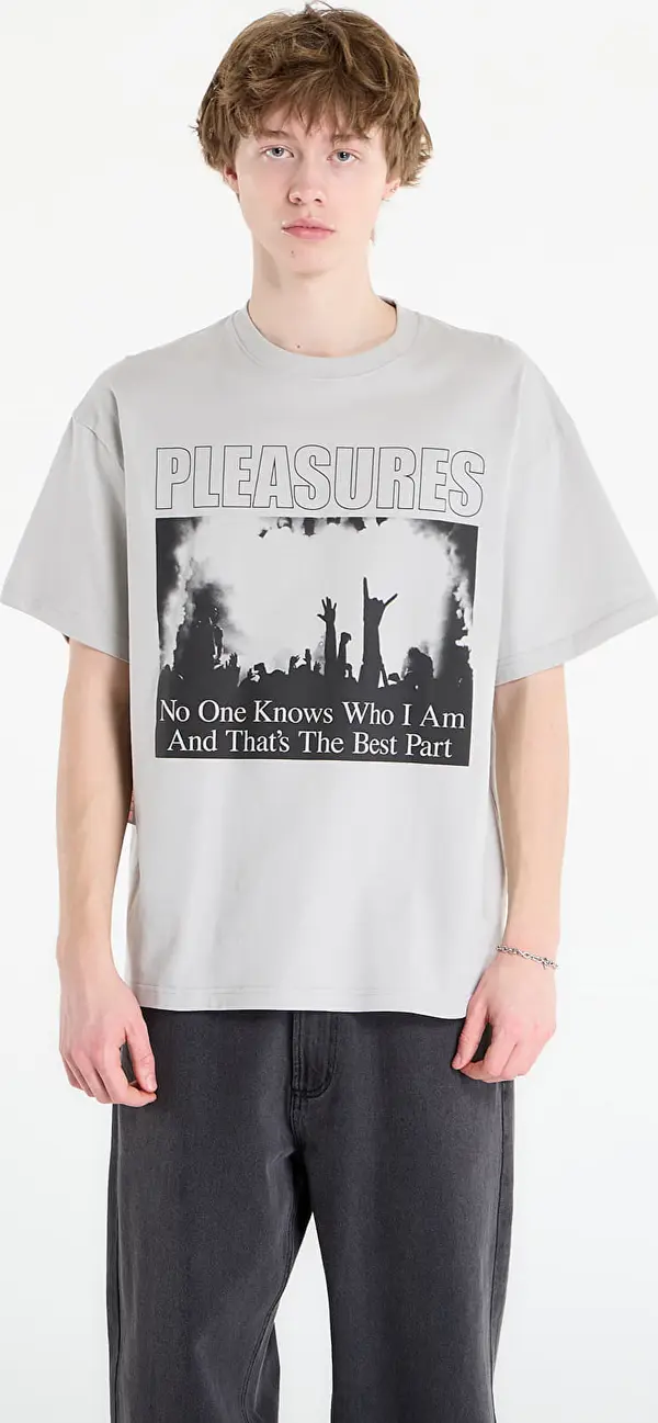 PLEASURES Majice PLEASURES Incognito T-Shirt Silver XL