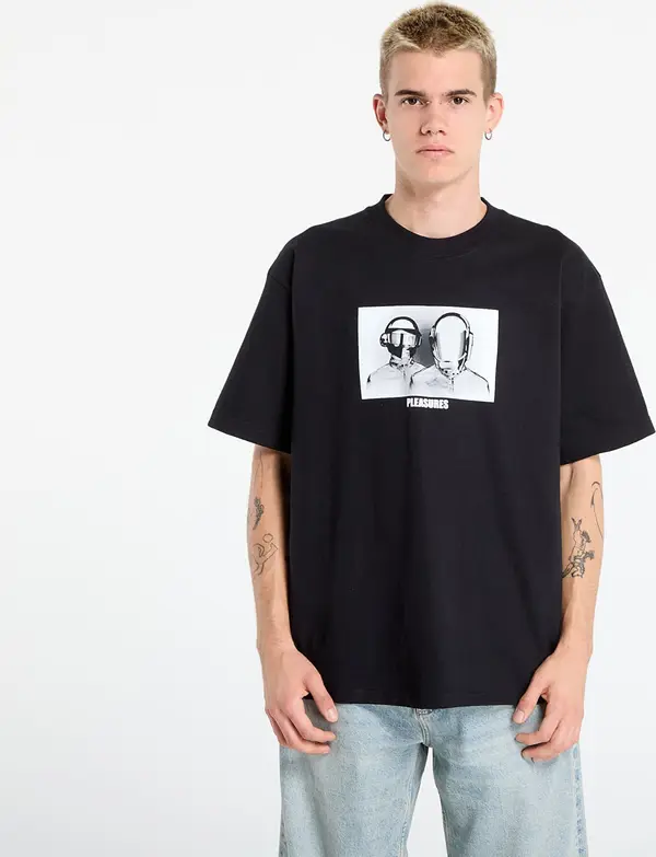 PLEASURES Majice PLEASURES Inverted T-Shirt Black M