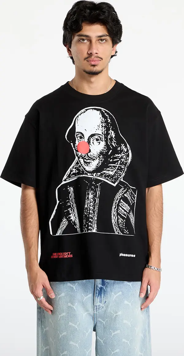PLEASURES Majice PLEASURES Joke Heavyweight Shirt Black M