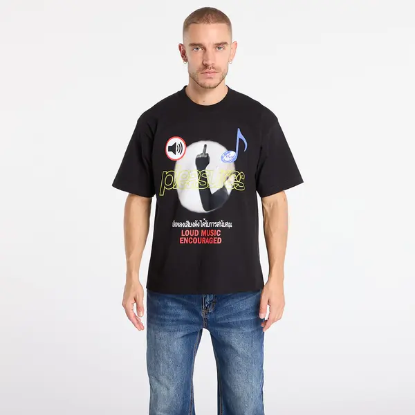 PLEASURES Majice PLEASURES Loud Music T-Shirt Black L