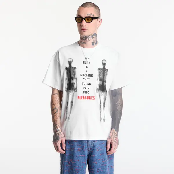 PLEASURES Majice PLEASURES Machine T-Shirt White M