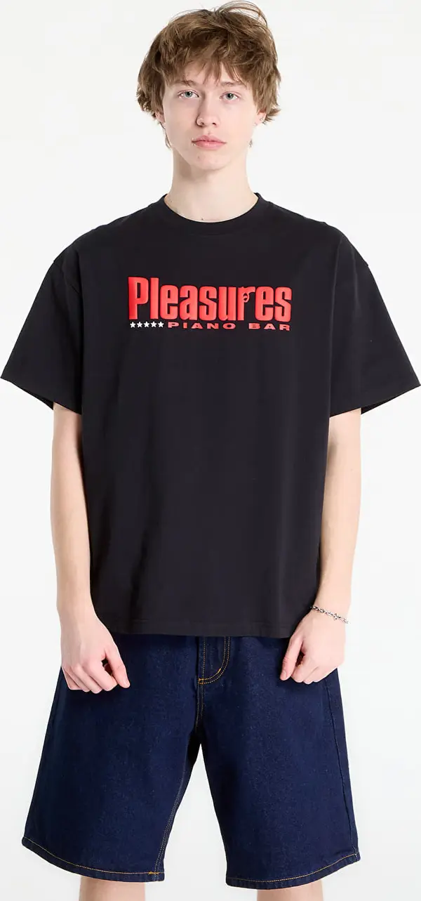PLEASURES Majice PLEASURES Piano Bar T-Shirt Black XL