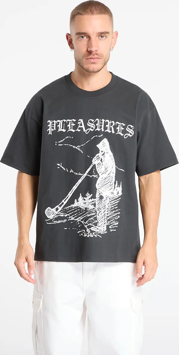 PLEASURES Majice PLEASURES Pipe T-Shirt Vintage Black S