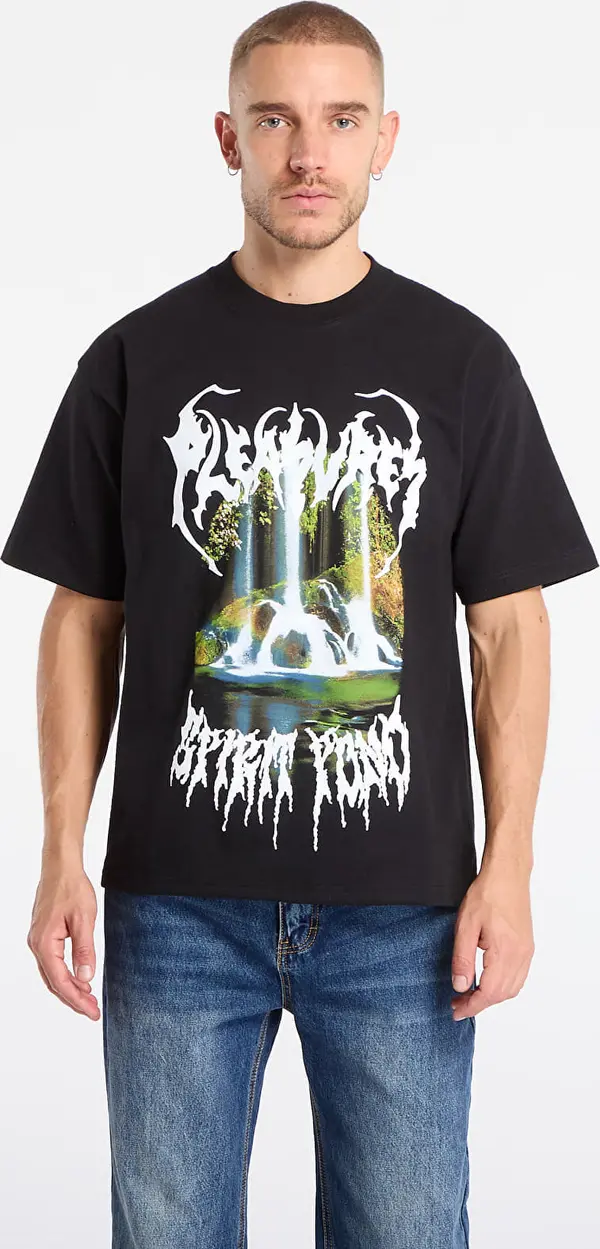 PLEASURES Majice PLEASURES Pond T-Shirt Black S