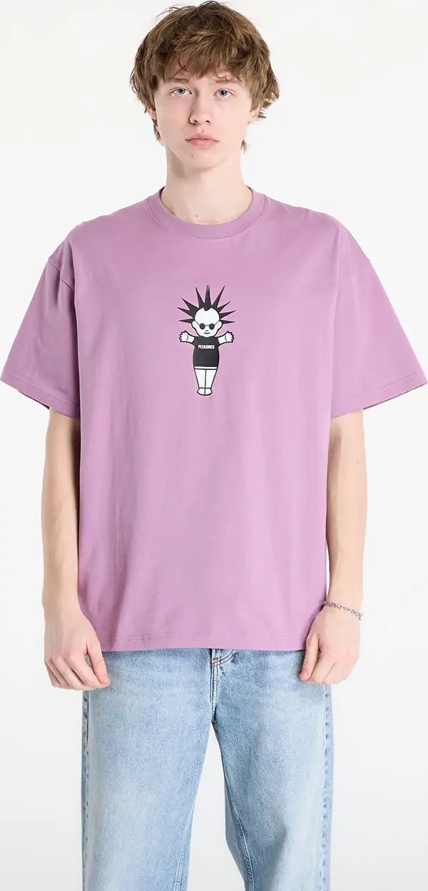 PLEASURES Majice PLEASURES Punkpie T-Shirt Mauve L