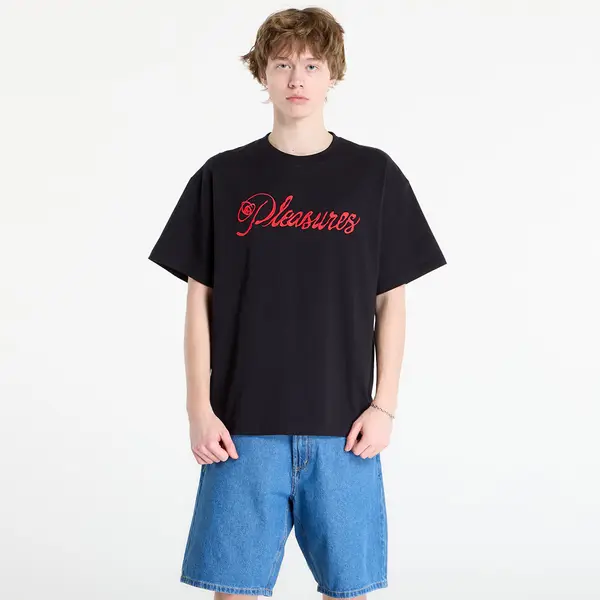 PLEASURES Majice PLEASURES Scrawl T-Shirt Black M