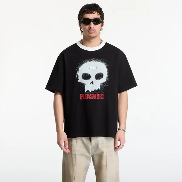 PLEASURES Majice PLEASURES Single Skull Heavyweight Shirt Black S