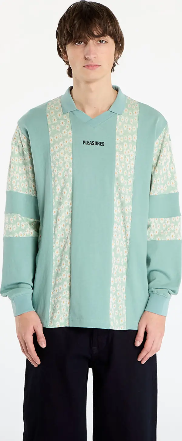 PLEASURES Majice PLEASURES Sounds Rugby Polo Matcha L