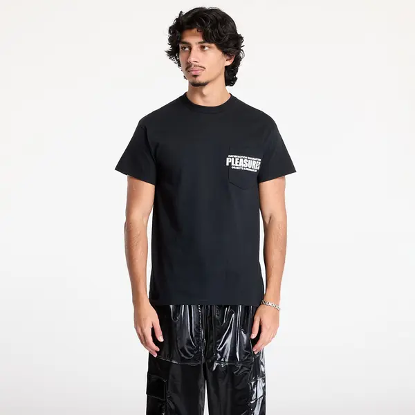 PLEASURES Majice PLEASURES Staff Pocket T-Shirt Black S