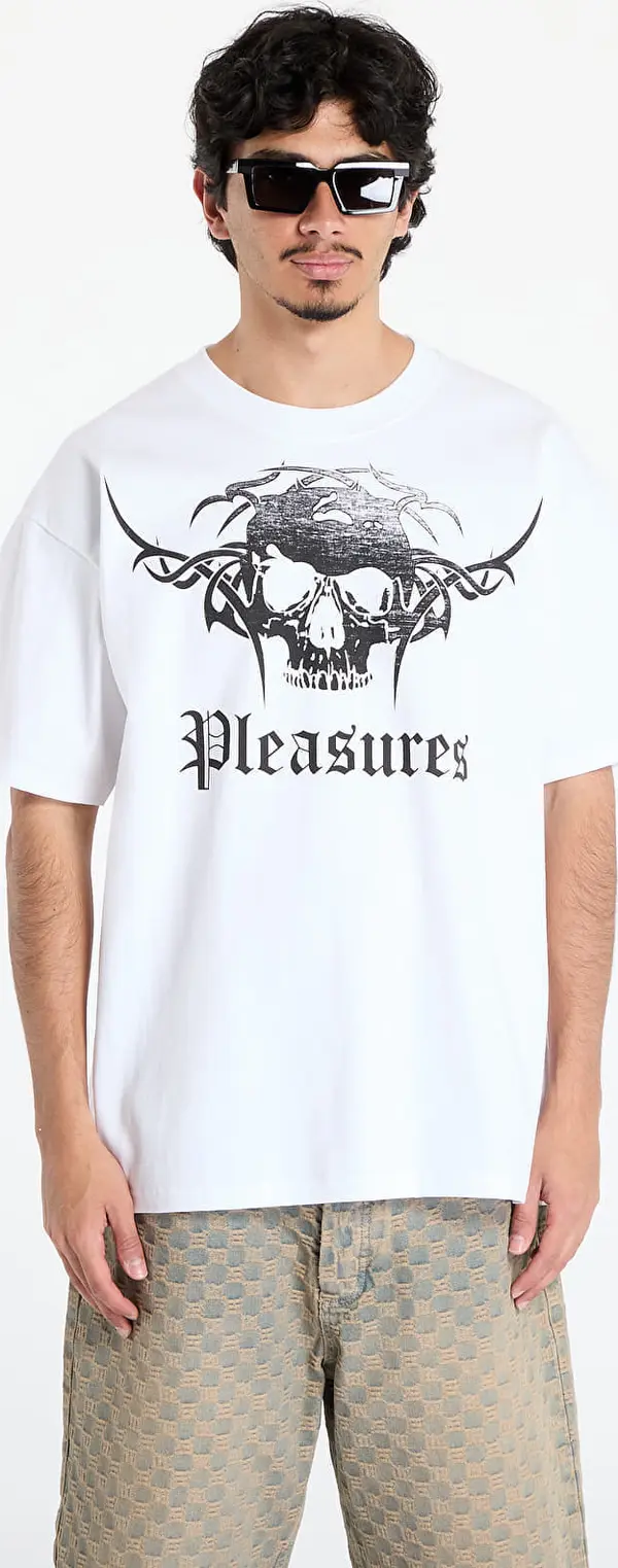 PLEASURES Majice PLEASURES Tradition T-Shirt White S