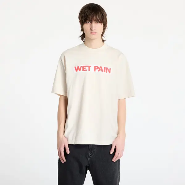 PLEASURES Majice PLEASURES Wet Pain T-Shirt Cream S