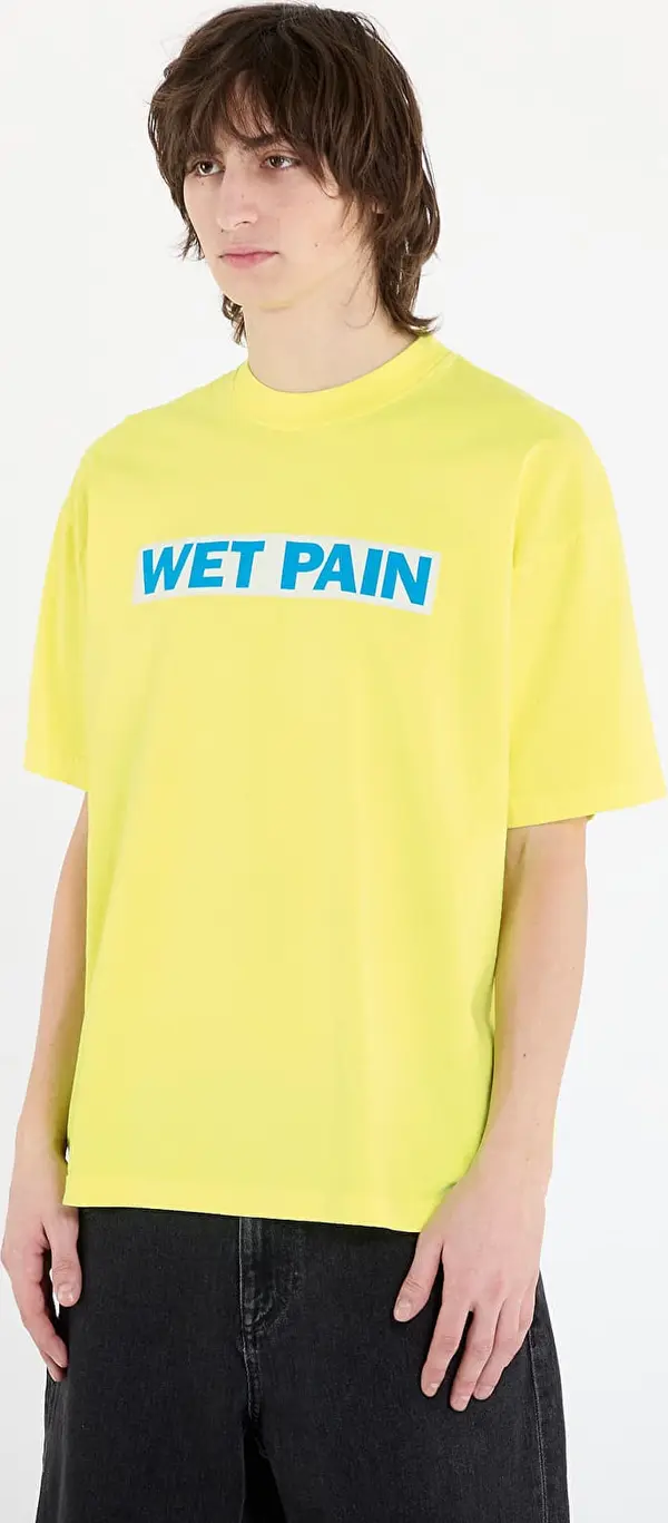 PLEASURES Majice PLEASURES Wet Pain T-Shirt Neon Yellow S