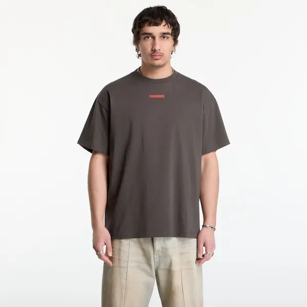 PLEASURES Majice PLEASURES Wordmark T-Shirt Charcoal L