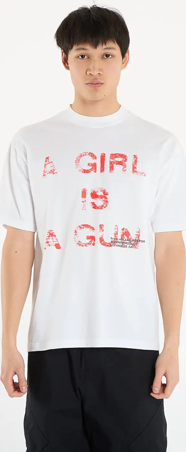 PLEASURES Majice PLEASURES x FOOTSHOP EXCLUSIVE - G.I.A.G. T-Shirt White XXL