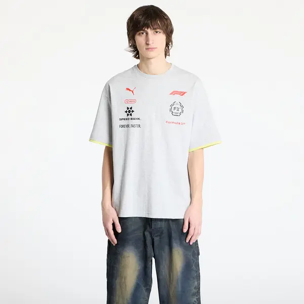 Puma Majice Puma F1 Racing Tee Light Gray Heather XL