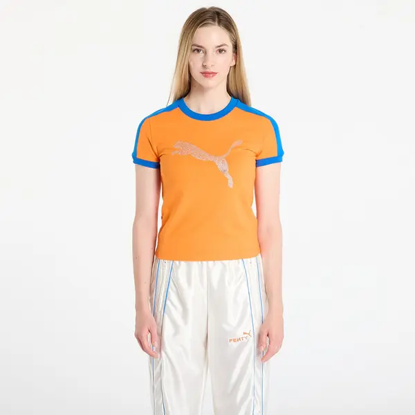 Puma Majice Puma x FENTY T7 Slim Tee Rickie Orange M