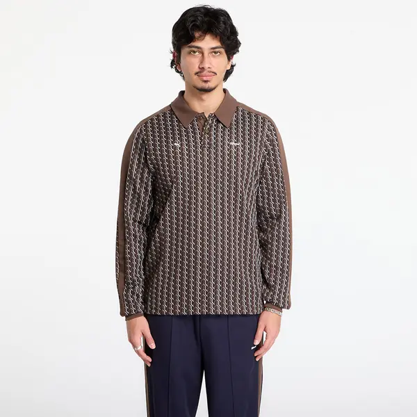Puma Majice Puma x JJJJOUND T7 Longsleeve Polo Chocolate M