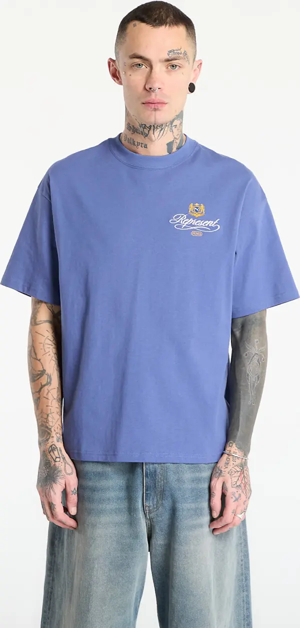 Puma Majice Puma x REPRESENT Graphic Tee Blue Dusk M