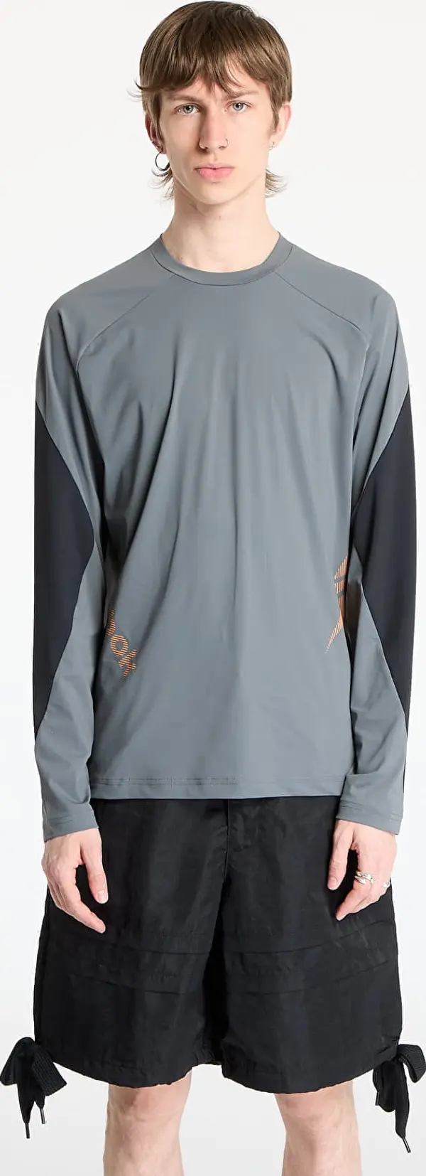 Reebok Majice Reebok Longsleeve Run Tee UNISEX Grey 3/ Washed Black XL