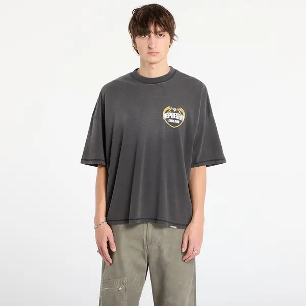 REPRESENT Majice REPRESENT Angel Border T-Shirt Stained Black L