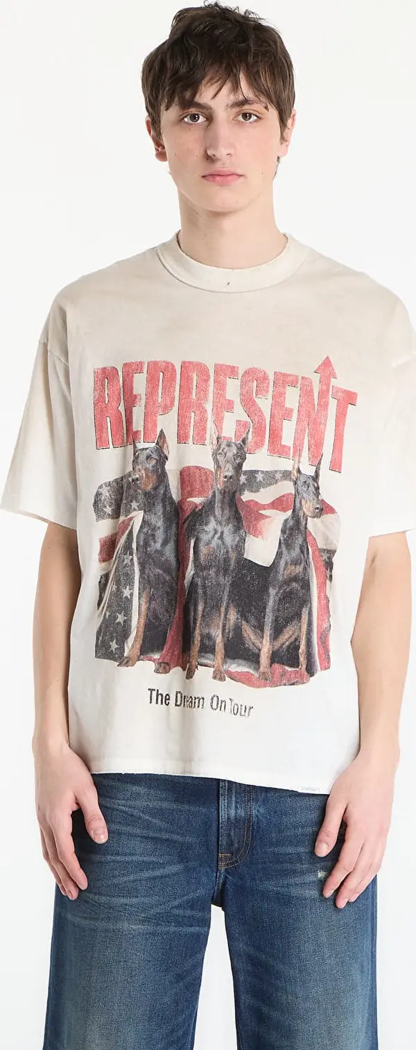 REPRESENT Majice REPRESENT Dream On Tour T-Shirt UNISEX Washed Ecru XS