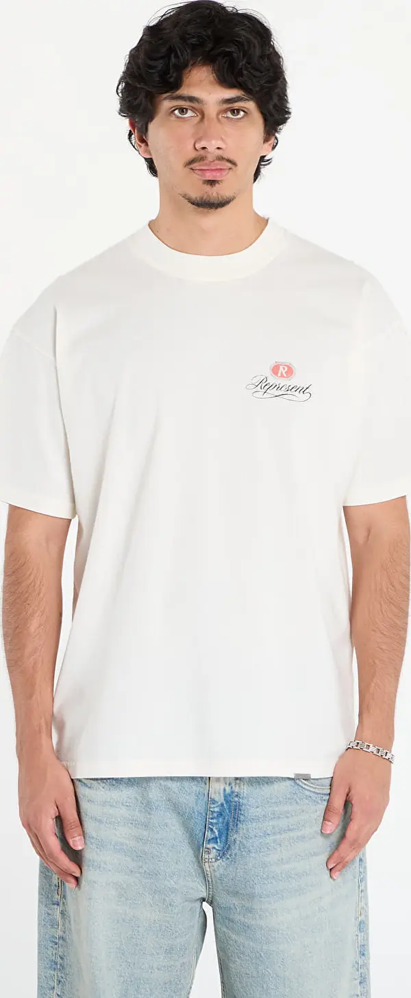 REPRESENT Majice REPRESENT Grand Vintage Hand Drawn T-Shirt Aged White L