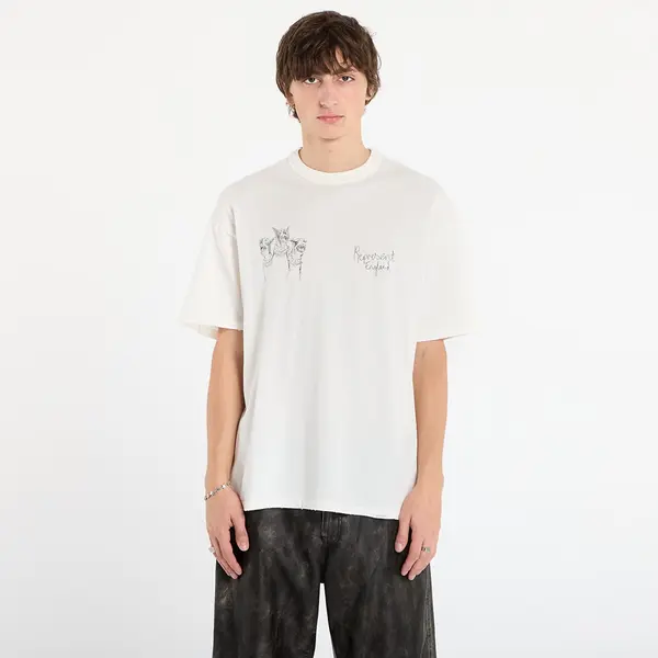 REPRESENT Majice REPRESENT Hand Drawn Thoroughbred Dogs T-Shirt Flat White L