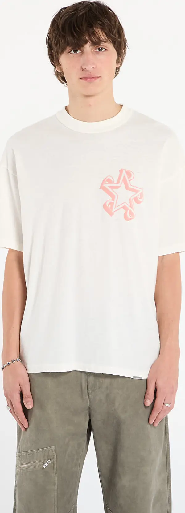 REPRESENT Majice REPRESENT Initial Star T-Shirt Flat White XL