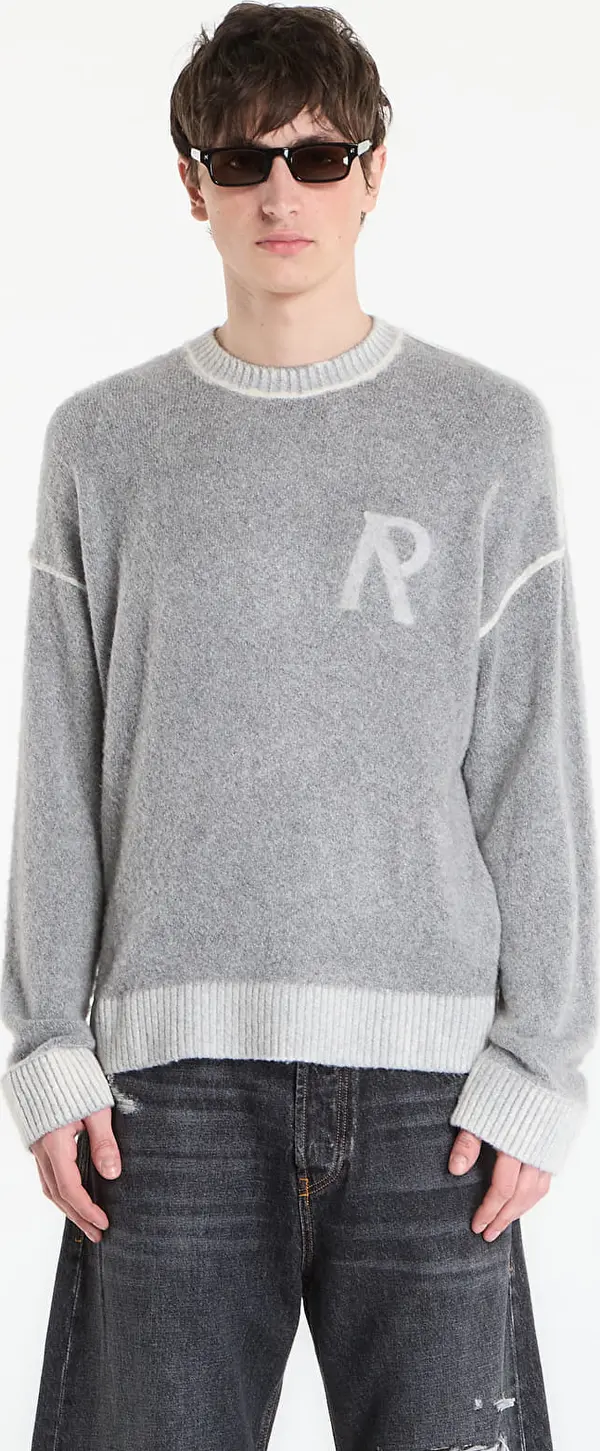 REPRESENT Majice REPRESENT Laurel Knit Sweatshirt UNISEX Sun Fade Grey XS
