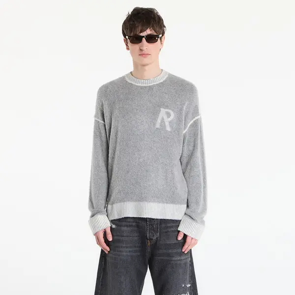 REPRESENT Majice REPRESENT Laurel Knit Sweatshirt UNISEX Sun Fade Grey XXL