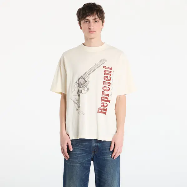 REPRESENT Majice REPRESENT Loaded With Love T-Shirt UNISEX Buttercream XL