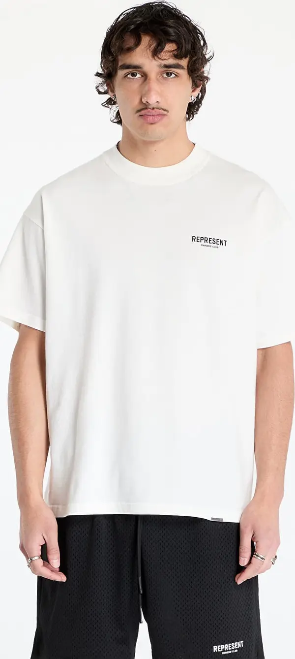 REPRESENT Majice REPRESENT Represent Owners Club T-Shirt Flat White XL