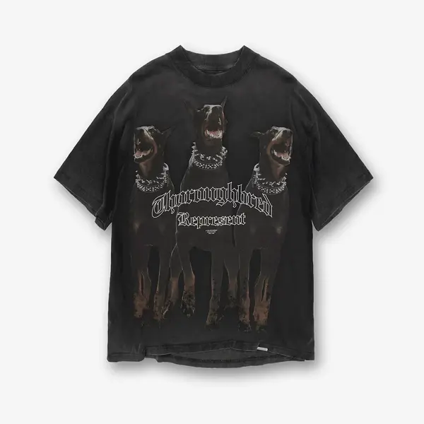 REPRESENT Majice REPRESENT Thoroughbred T-Shirt Vintage Black S