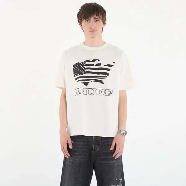 Rhude Majice Rhude Banner Tee Vintage White/ Black S