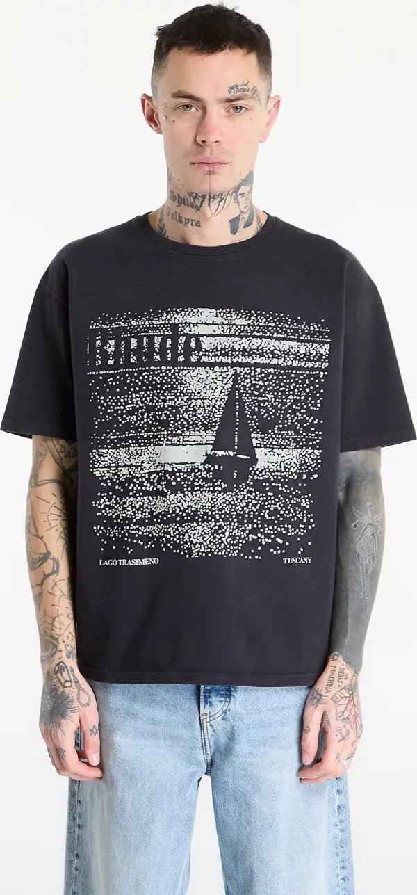 Rhude Majice Rhude Lago Trasimeno Tee Vintage Black/ White M