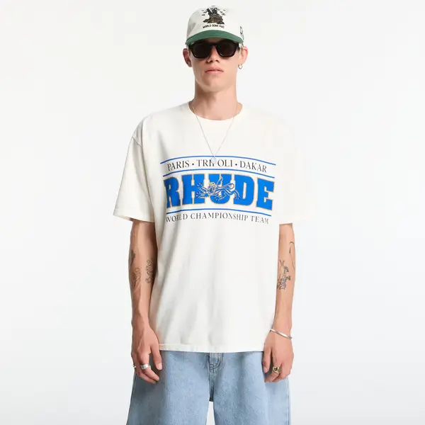 Rhude Majice Rhude Rhude Chrono Tee Vintage White/ Blue L