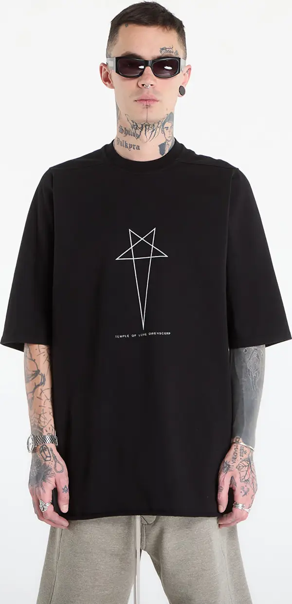 Rick Owens DRKSHDW Majice Rick Owens DRKSHDW Jumbo Ss T-Shirt Black/ Milk L