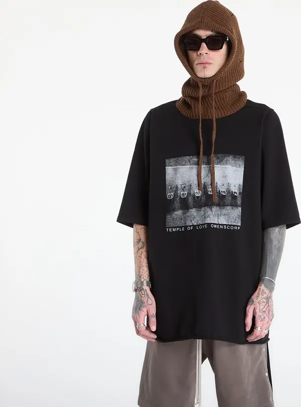 Rick Owens DRKSHDW Majice Rick Owens DRKSHDW Jumbo Ss T-Shirt Black/ Milk M