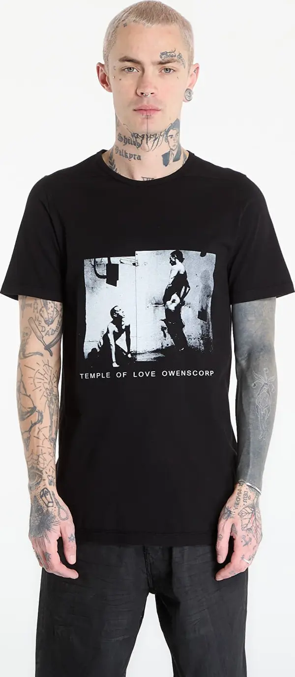 Rick Owens DRKSHDW Majice Rick Owens DRKSHDW Level T-Shirt Black/ Milk XL