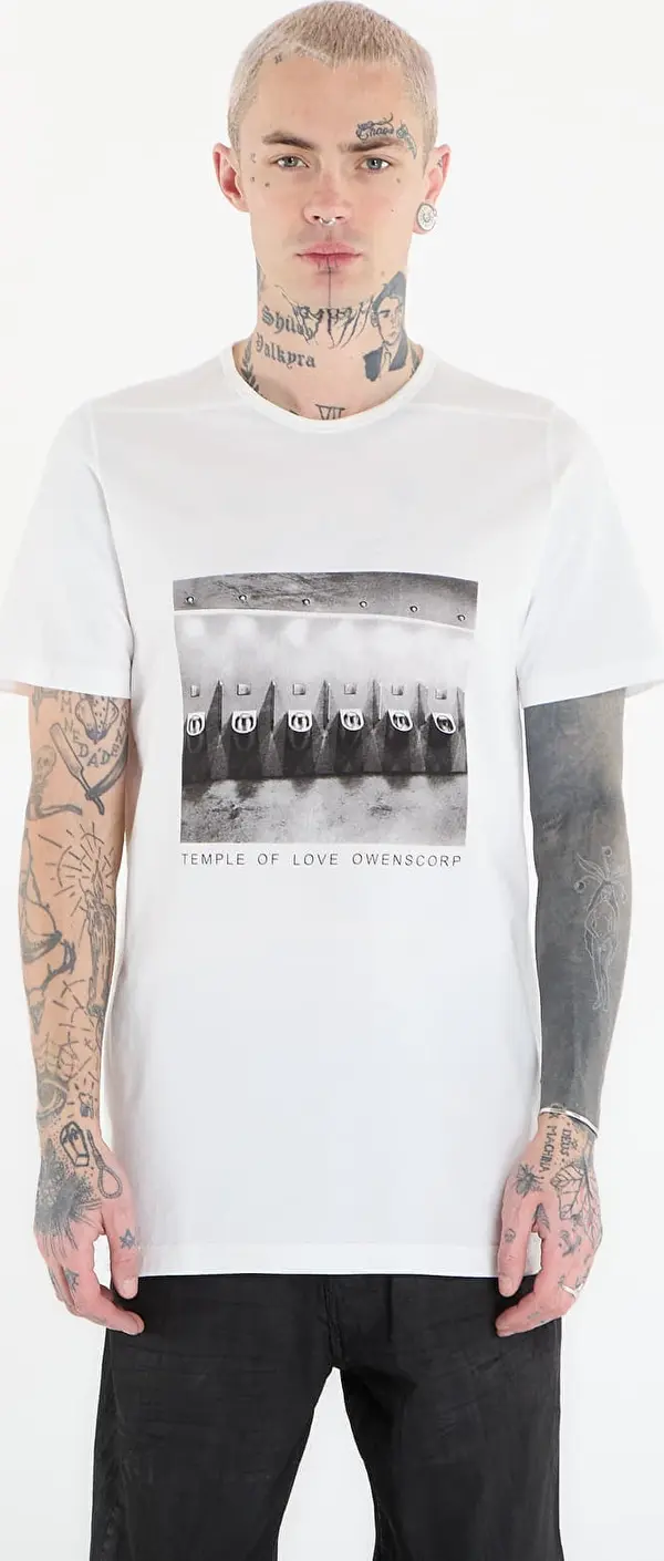 Rick Owens DRKSHDW Majice Rick Owens DRKSHDW Level T-Shirt Milk/ Black M